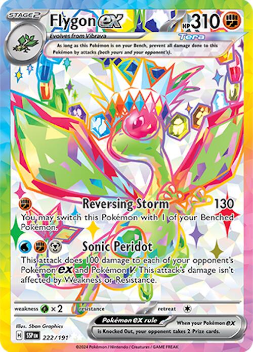 SV08: Surging Sparks #222/191 Flygon ex
