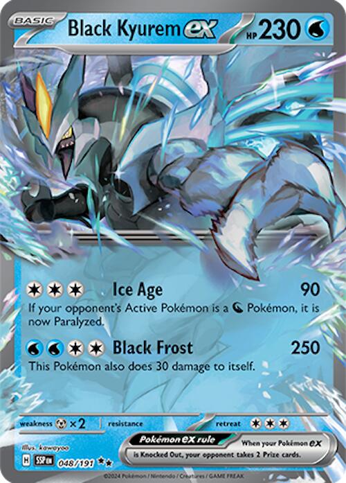 SV08: Surging Sparks #048/191 Black Kyurem ex