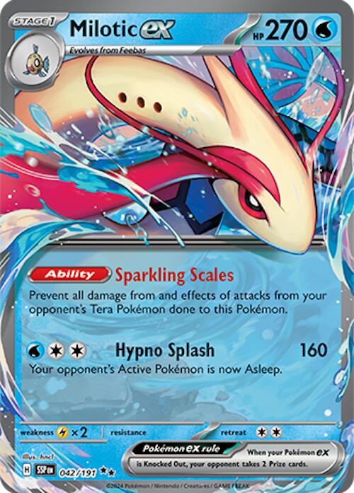 SV08: Surging Sparks #042/191 Milotic ex