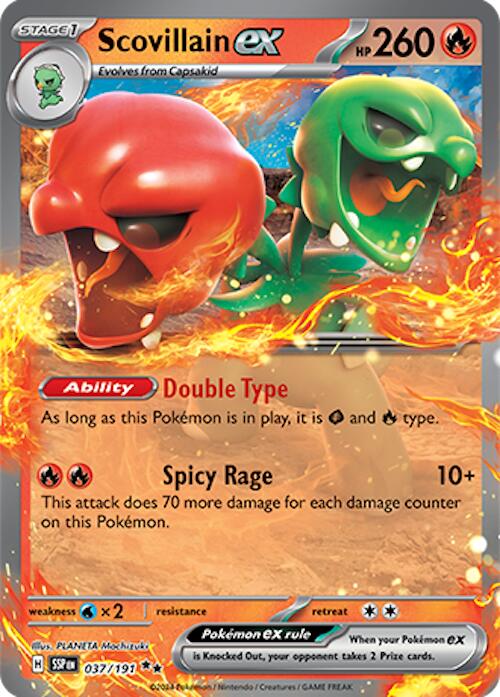 SV08: Surging Sparks #037/191 Scovillain ex