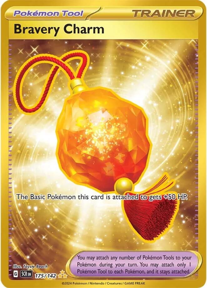 SV07: Stellar Crown #175/142 Bravery Charm