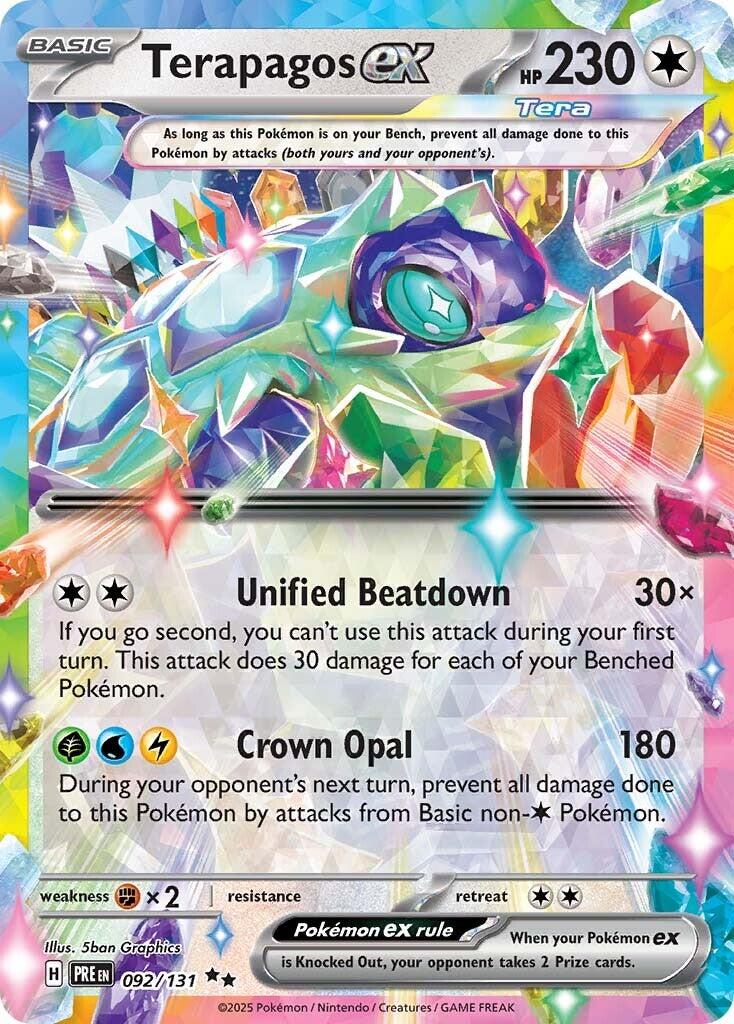 SV: Prismatic Evolutions #092/131 Terapagos ex
