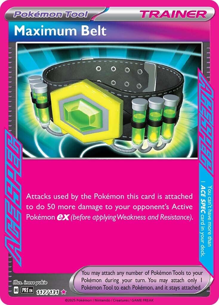 SV: Prismatic Evolutions #117/131 Maximum Belt