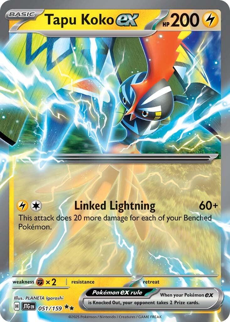 SV09: Journey Together #051/159 Tapu Koko ex