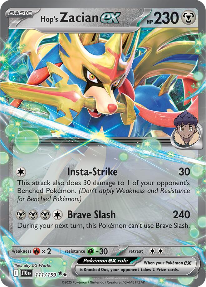 SV09: Journey Together #111/159 Hop's Zacian ex