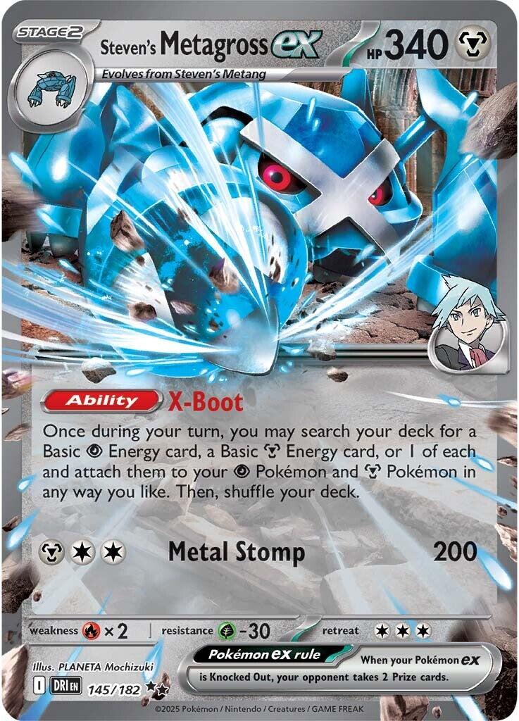 SV10: Destined Rivals #145/182 Steven's Metagross ex