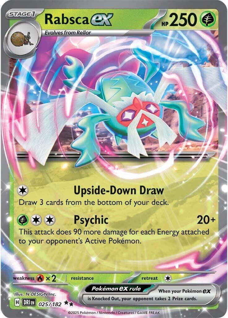 SV10: Destined Rivals #025/182 Rabsca ex