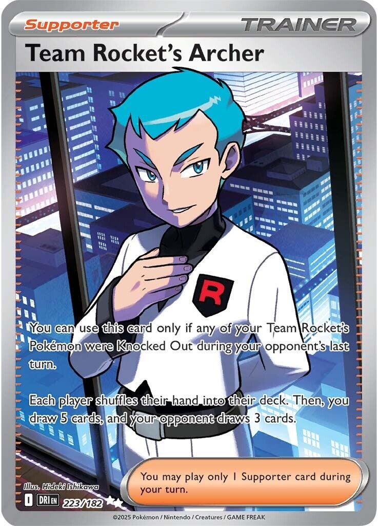 SV10: Destined Rivals #223/182 Team Rocket's Archer