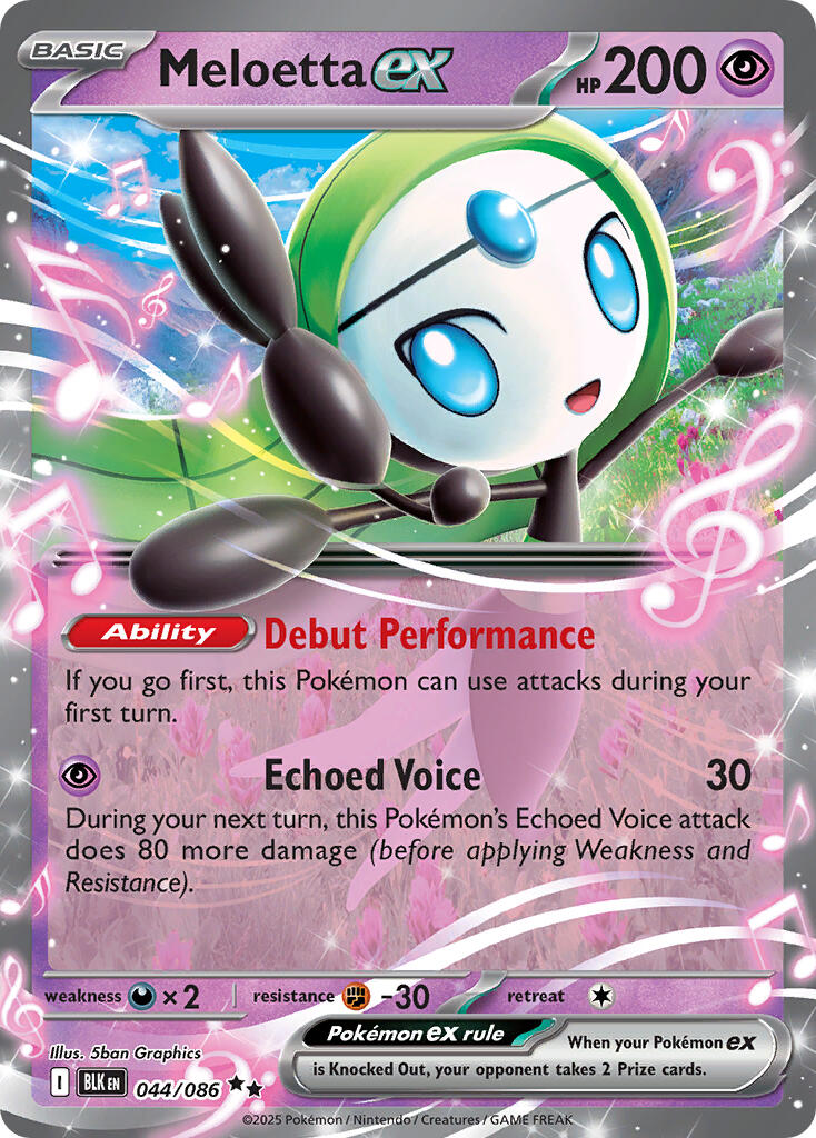 SV: Black Bolt #044/086 Meloetta ex