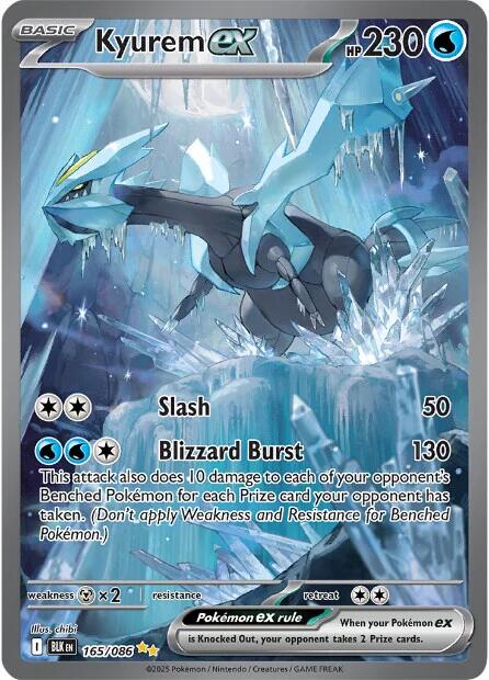 SV: Black Bolt #165/086 Kyurem ex