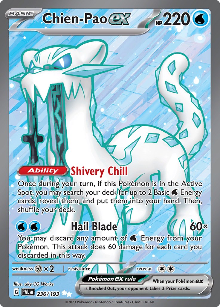 SV02: Paldea Evolved #236/193 Chien-Pao ex