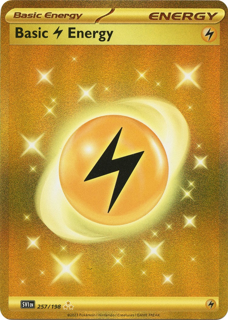 SV01: Scarlet & Violet Base Set #257/198 Basic Lightning Energy