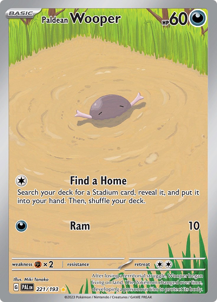 SV02: Paldea Evolved #221/193 Paldean Wooper