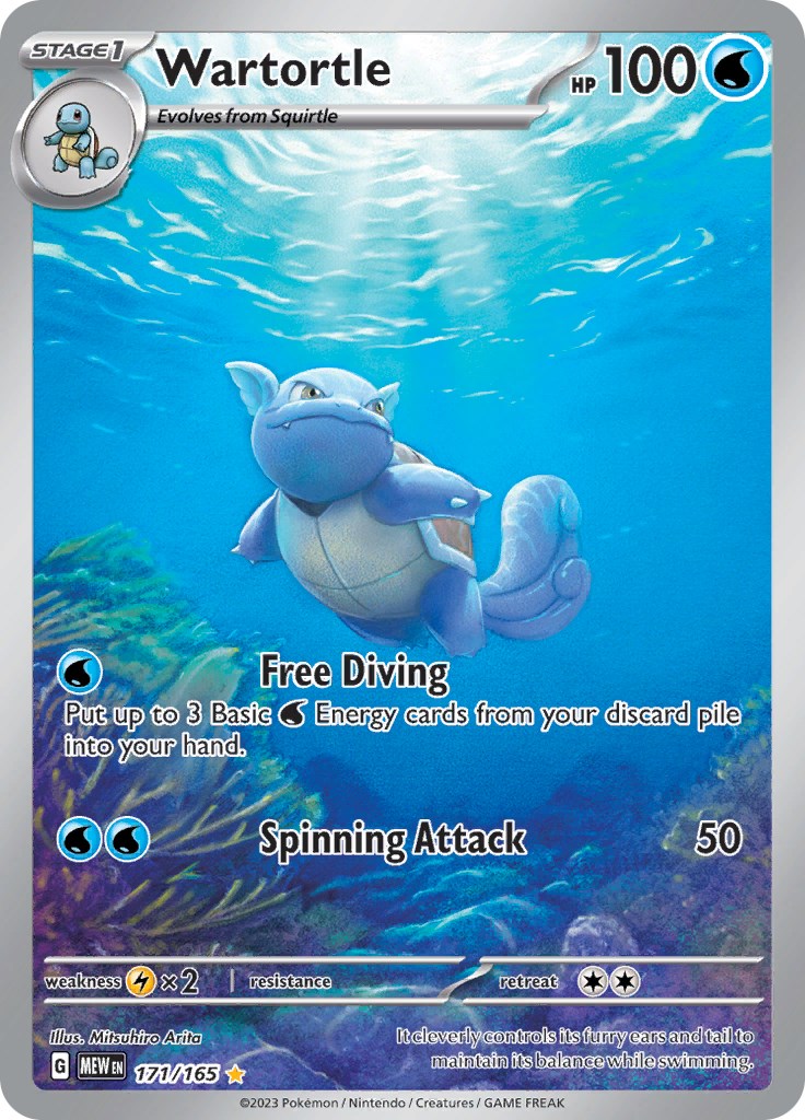 SV: Scarlet & Violet 151 #171/165 Wartortle