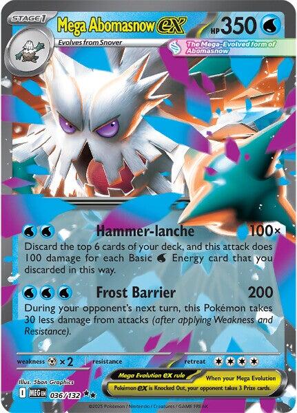 ME01: Mega Evolution #036/132 Mega Abomasnow ex