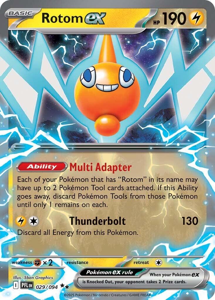ME02: Phantasmal Flames #029/094 Rotom ex