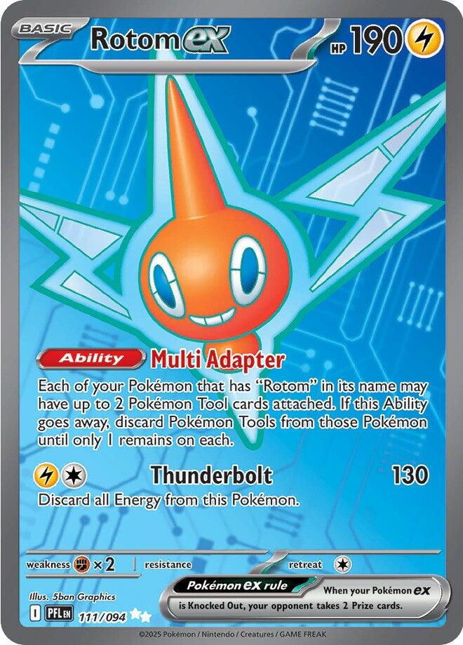 ME02: Phantasmal Flames #111/094 Rotom ex