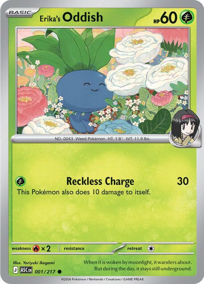 ME: Ascended Heroes #001/217 Erika's Oddish