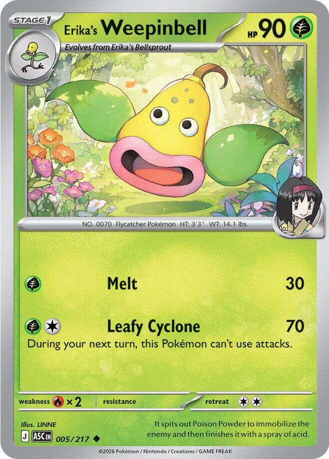 ME: Ascended Heroes #005/217 Erika's Weepinbell