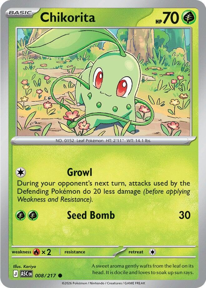 ME: Ascended Heroes #008/217 Chikorita
