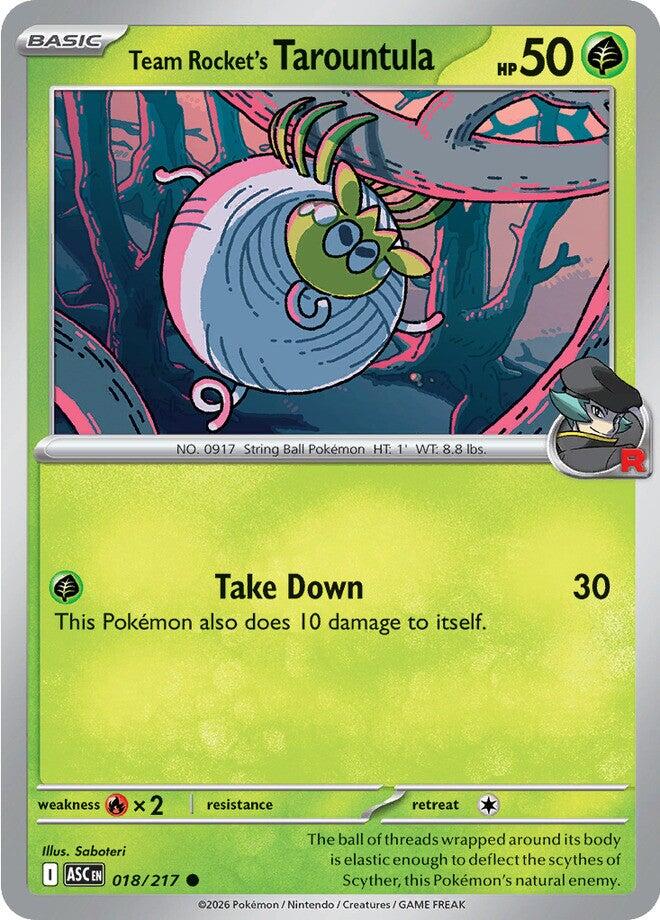 ME: Ascended Heroes #018/217 Team Rocket's Tarountula