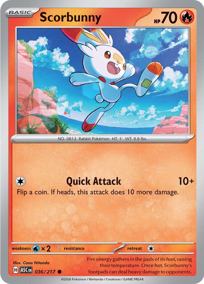ME: Ascended Heroes #036/217 Scorbunny