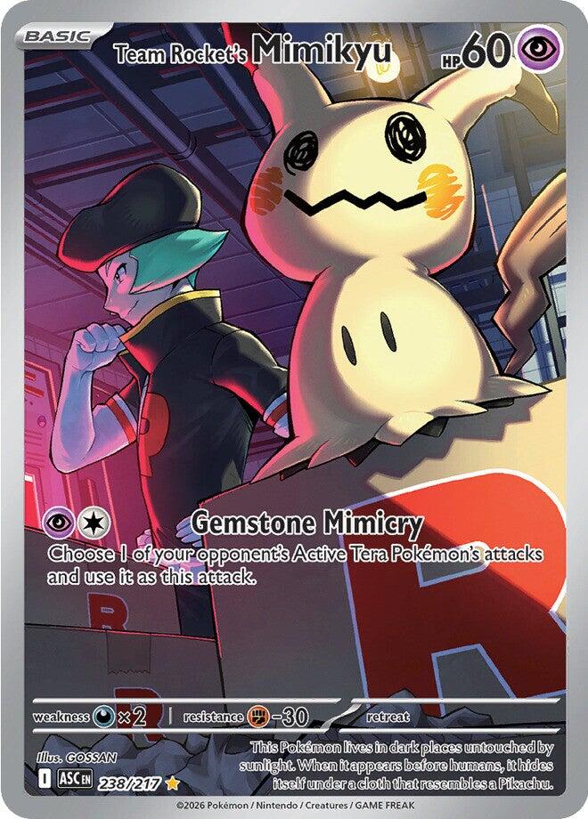 ME: Ascended Heroes #238/217 Team Rocket's Mimikyu