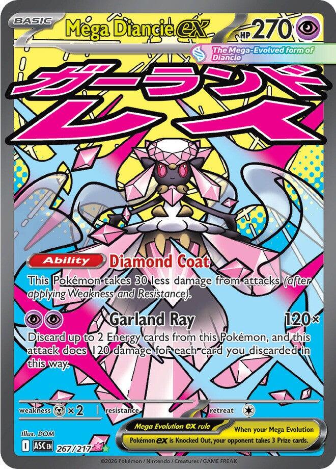 ME: Ascended Heroes #267/217 Mega Diancie ex