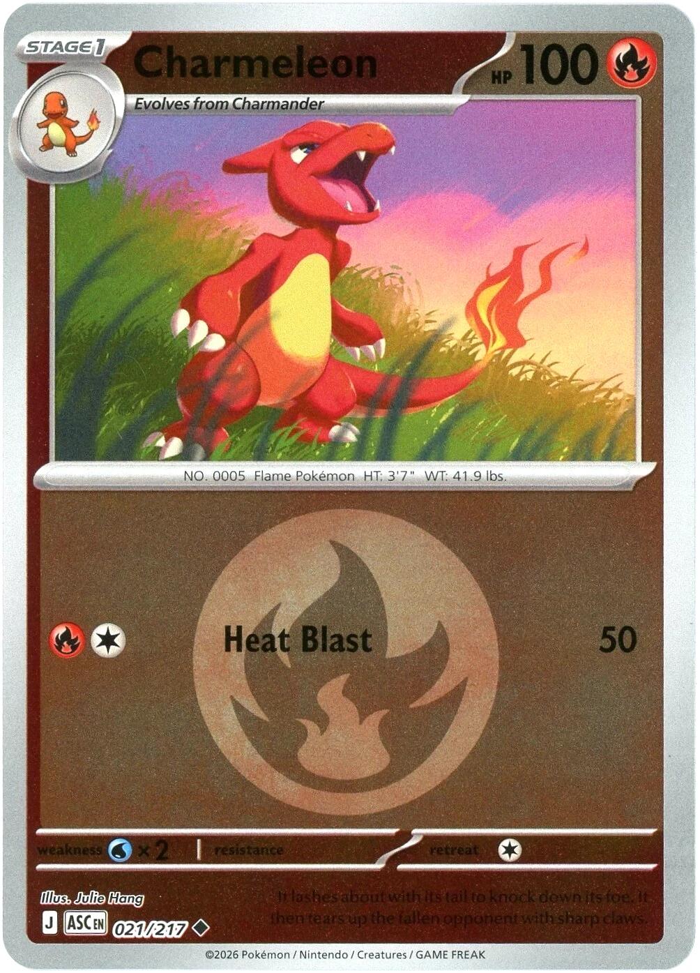 ME: Ascended Heroes #021/217 Charmeleon (Energy Symbol Pattern)