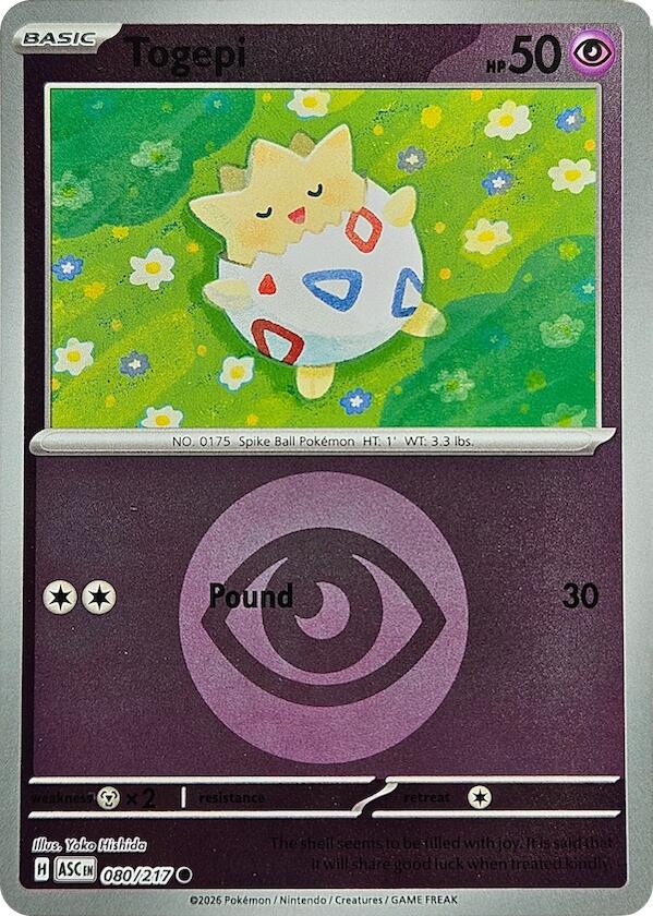 ME: Ascended Heroes #080/217 Togepi (Energy Symbol Pattern)