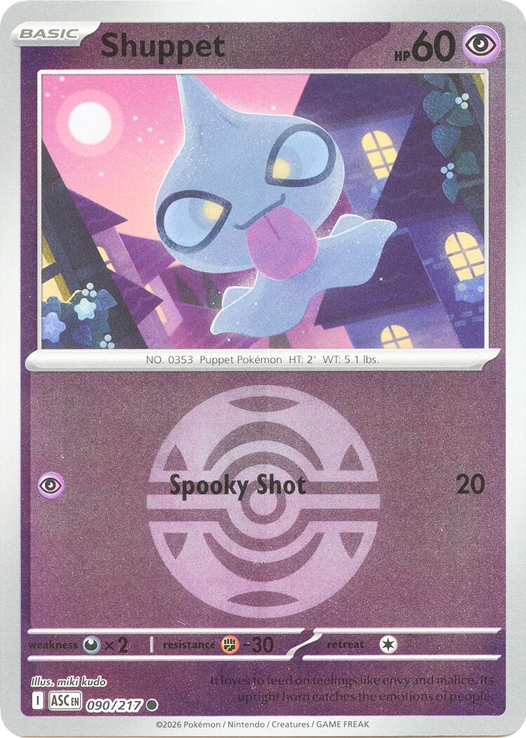 ME: Ascended Heroes #090/217 Shuppet (Dusk Ball)