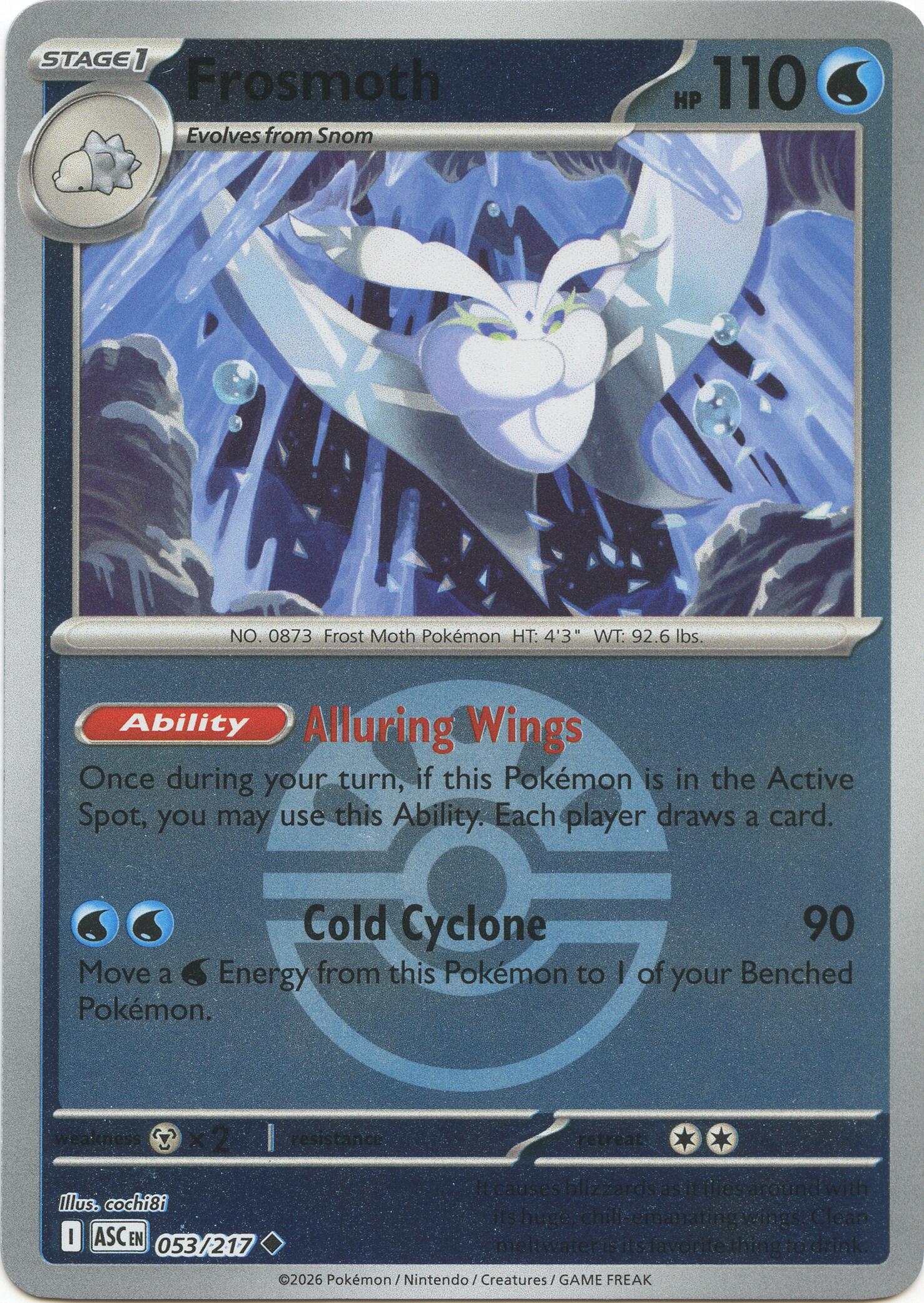 ME: Ascended Heroes #053/217 Frosmoth (Friend Ball)