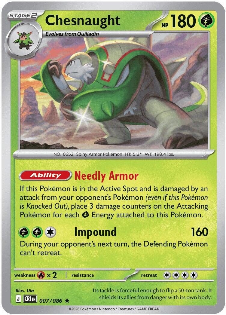 ME04: Chaos Rising #007/086 Chesnaught