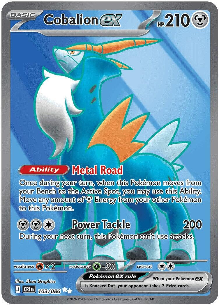 ME04: Chaos Rising #103/086 Cobalion ex