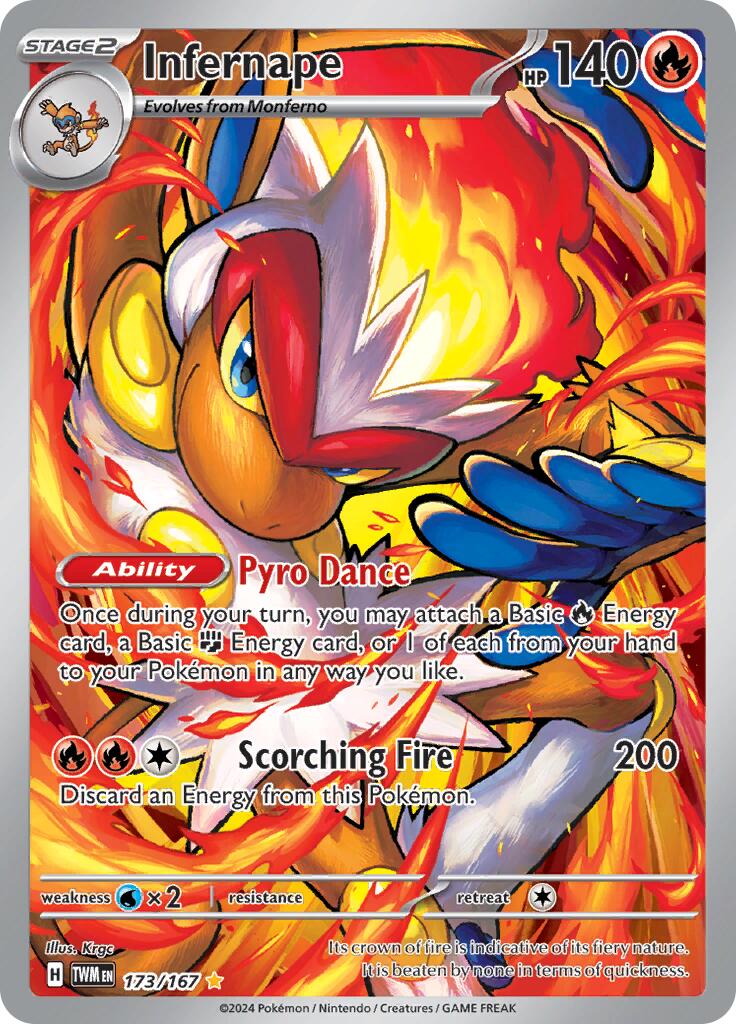 SV06: Twilight Masquerade #173/167 Infernape