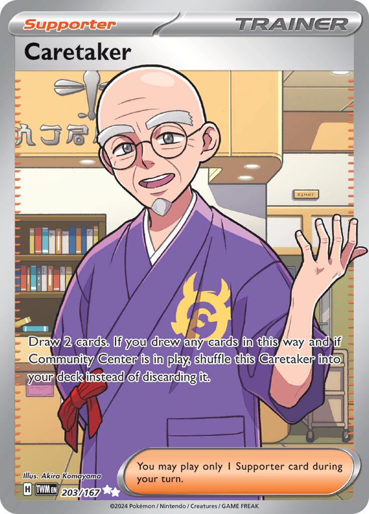 SV06: Twilight Masquerade #203/167 Caretaker
