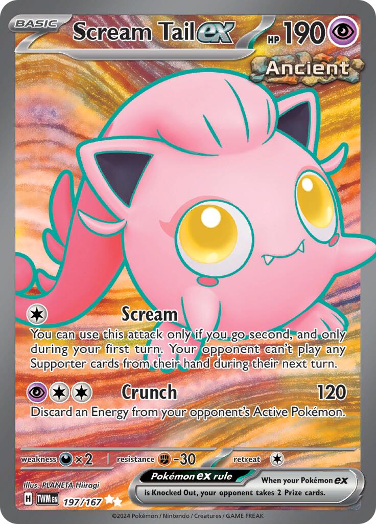SV06: Twilight Masquerade #197/167 Scream Tail ex