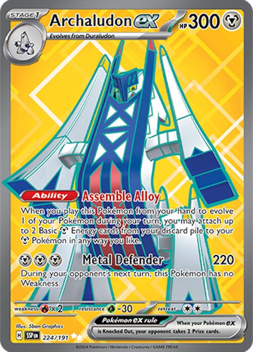 SV08: Surging Sparks #224/191 Archaludon ex