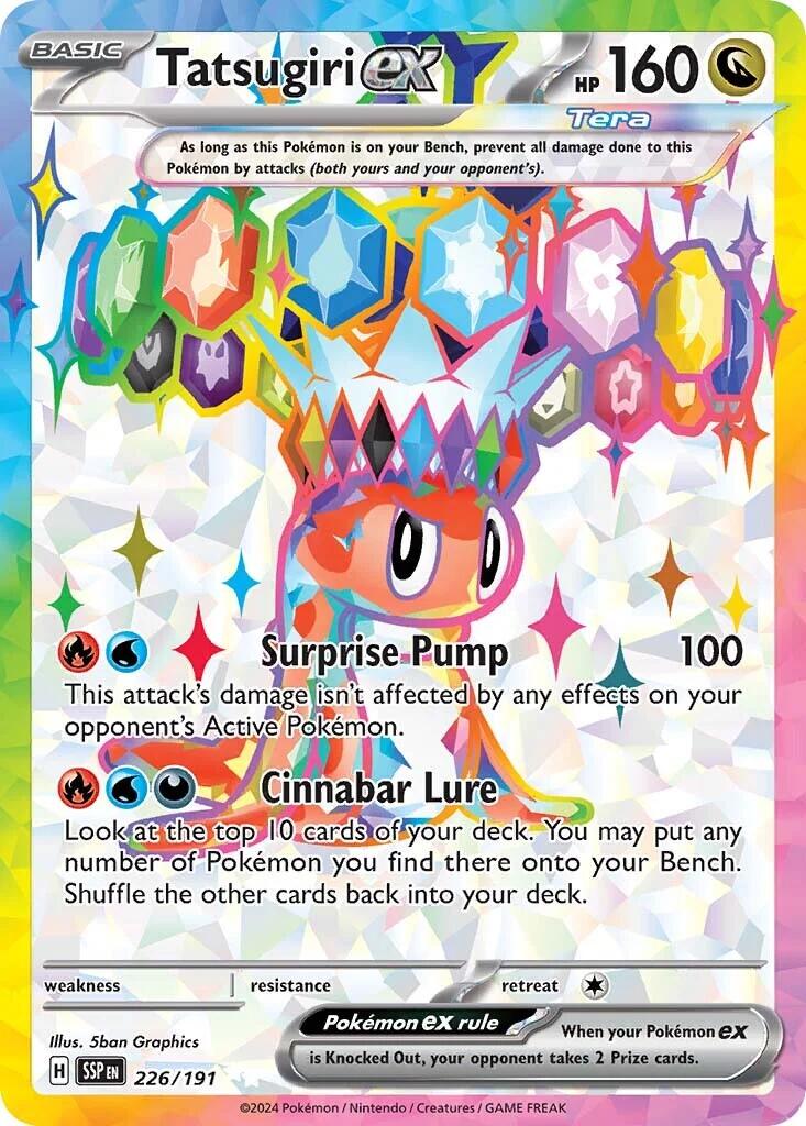 SV08: Surging Sparks #226/191 Tatsugiri ex