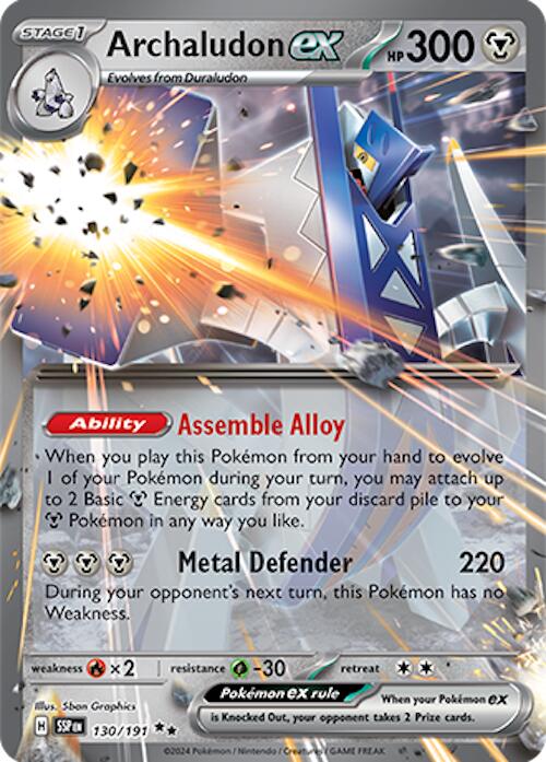 SV08: Surging Sparks #130/191 Archaludon ex