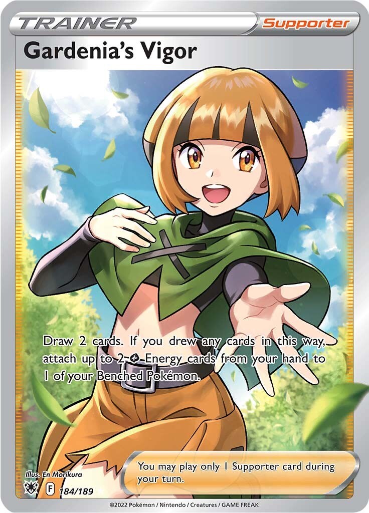 SWSH10: Astral Radiance #184/189 Gardenia's Vigor (Full Art)