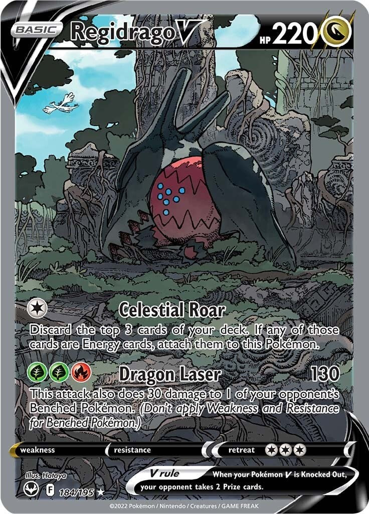 SWSH12: Silver Tempest #184/195 Regidrago V (Alternate Full Art)