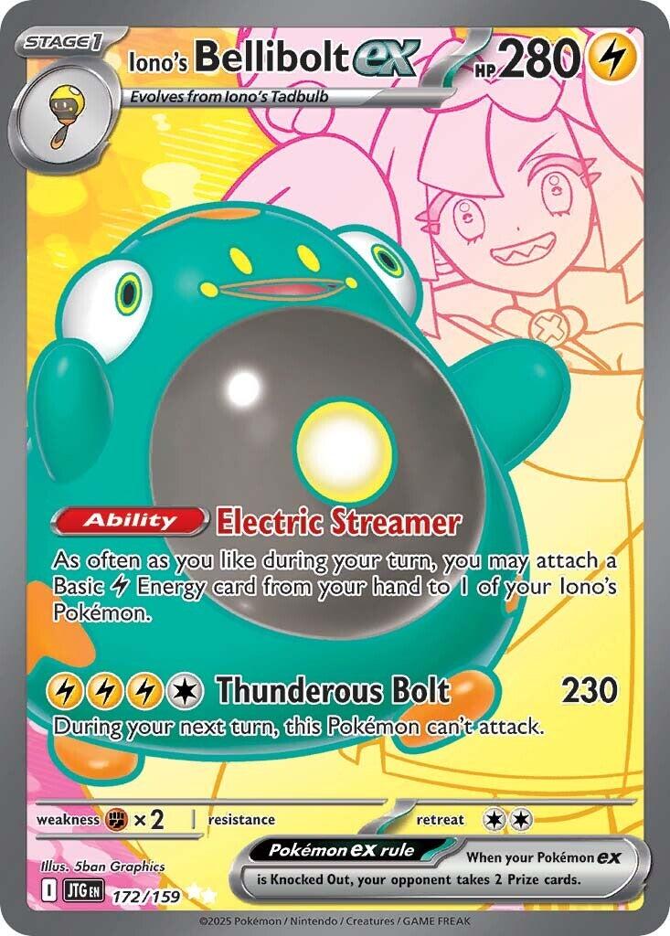SV09: Journey Together #172/159 Iono's Bellibolt ex