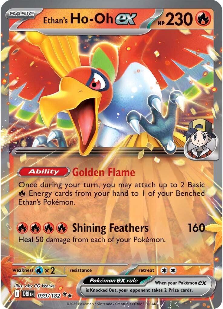 SV10: Destined Rivals #039/182 Ethan's Ho-Oh ex