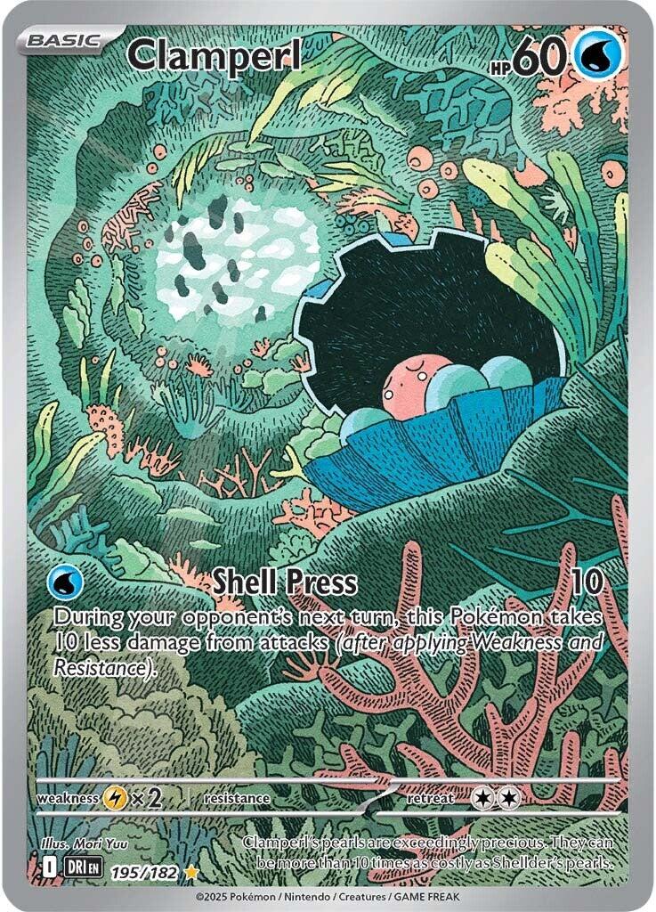 SV10: Destined Rivals #195/182 Clamperl