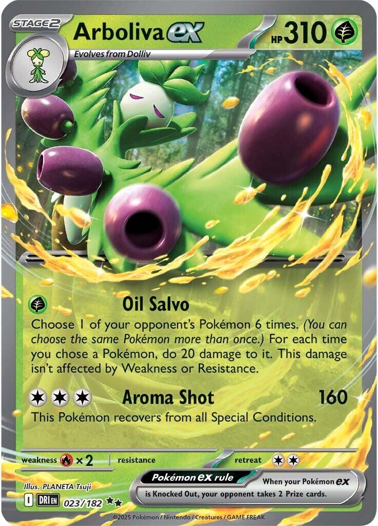 SV10: Destined Rivals #023/182 Arboliva ex