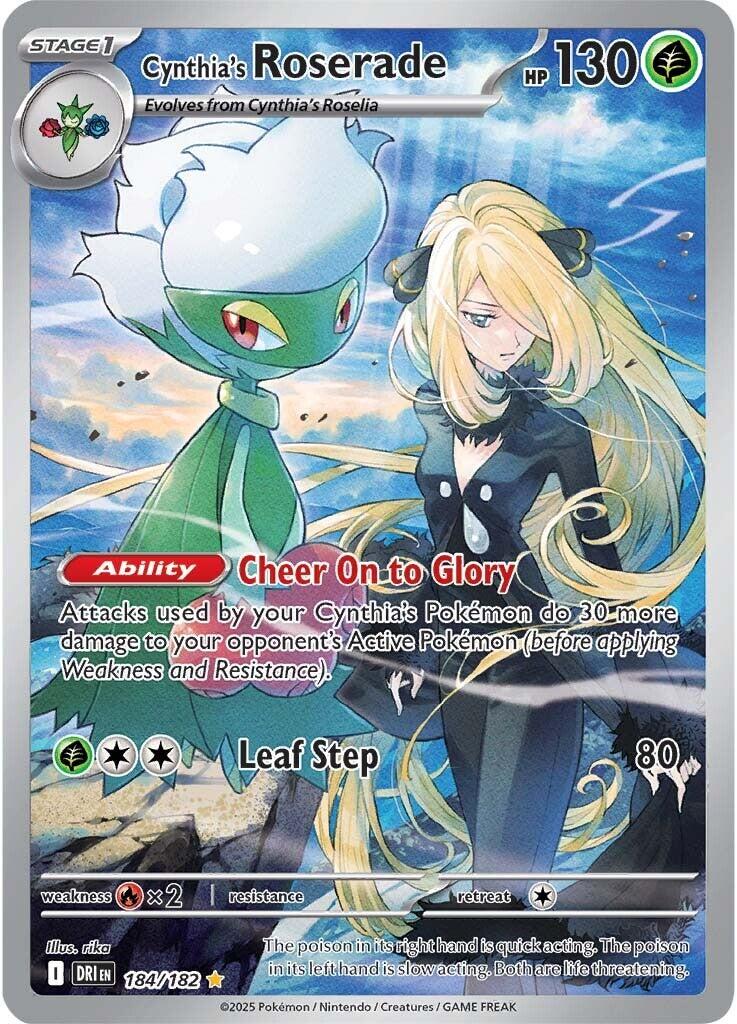 SV10: Destined Rivals #184/182 Cynthia's Roserade