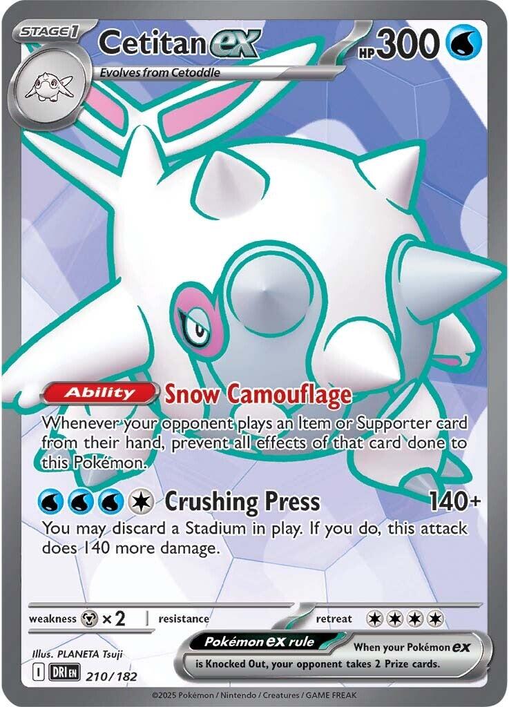 SV10: Destined Rivals #210/182 Cetitan ex