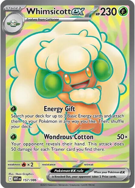 SV: White Flare #157/086 Whimsicott ex