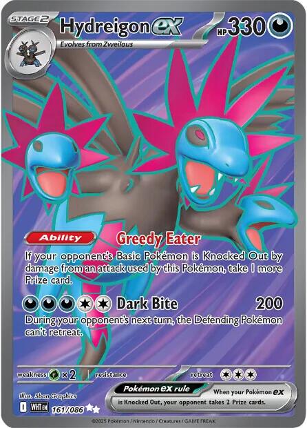 SV: White Flare #161/086 Hydreigon ex